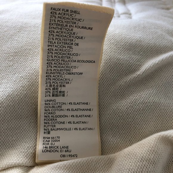 NWT Anthropologie Brenna Faux Fur Sherpa Jacket - Picture 8 of 9